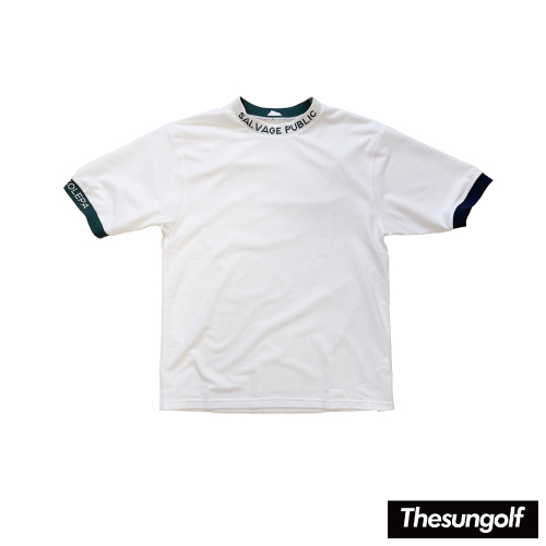 SALVAGEPUBLIC】SVKS3020 M　lama Recycle Pique Mockneck Shortsleeve（Solid)